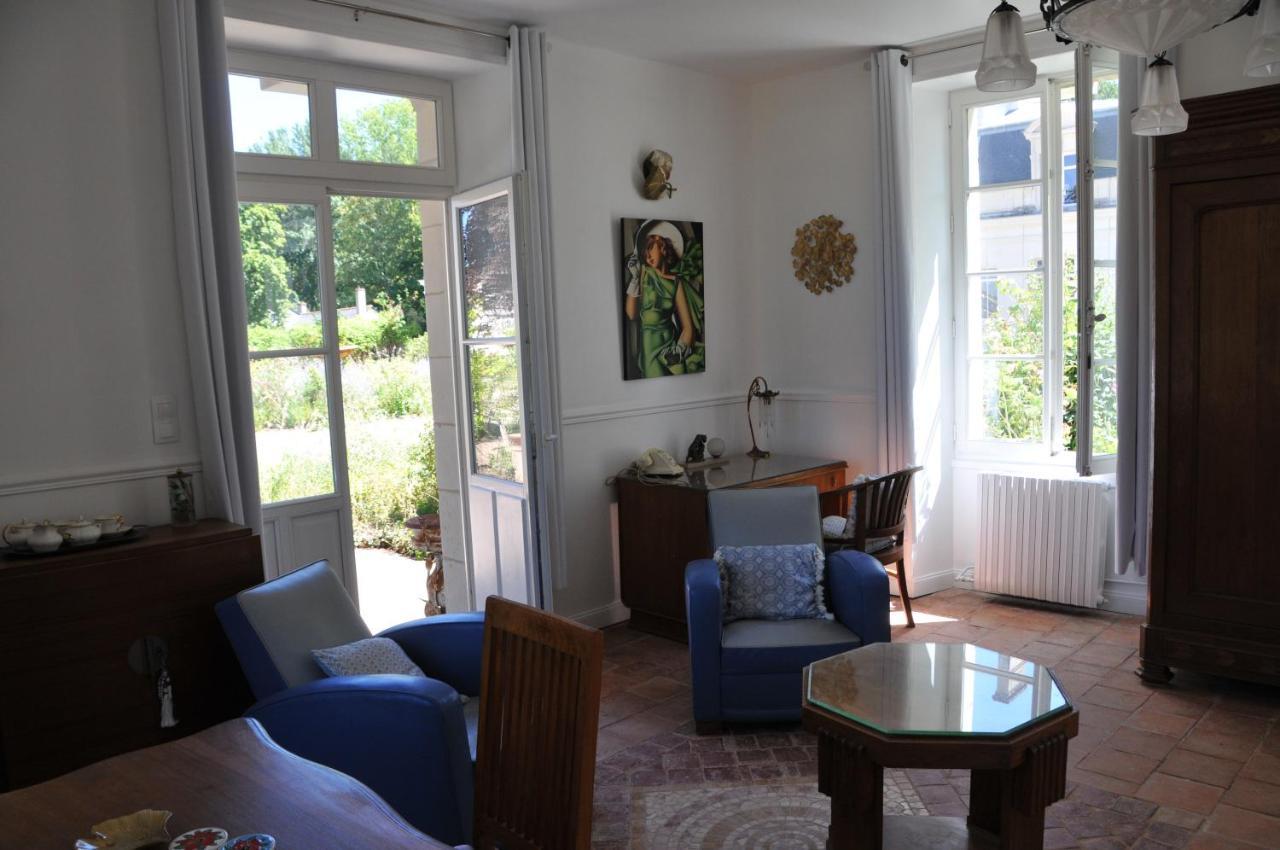 La Terrasse De L'Orangerie Du Chateau - Art Nouveau - Gite 2 Personnes Brain-sur-Allonnes Eksteriør billede